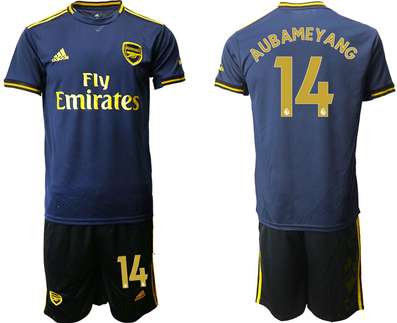 Men 2019-2020 club Arsenal away #14 blue Soccer Jerseys